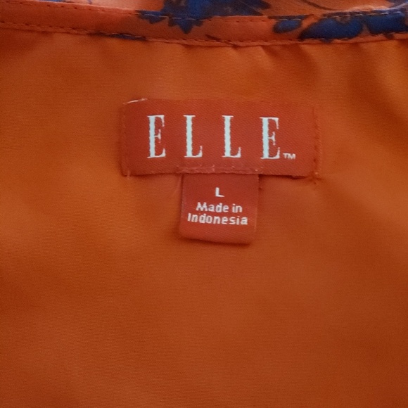 Delishious Red and Orange Ruffled Tank - Picture 2 of 2